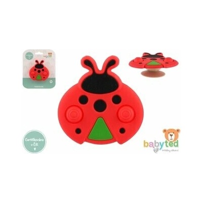 Teddies Točiak lienka babyted silikón/plast 8 x 8 cm
