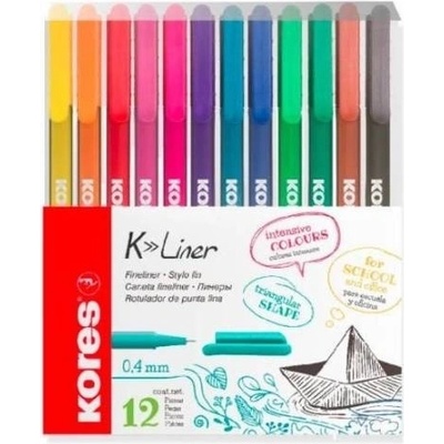 Kores K-Liner Sada 12 barev