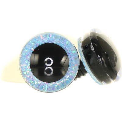 Oči třpytivé ledové 20 mm