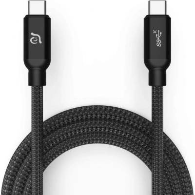 ADAM elements CASA C200 USB-C Cable 100W - USB-C към USB-C кабел за MacBook и устройства с USB-C порт (200 cm) (черен)