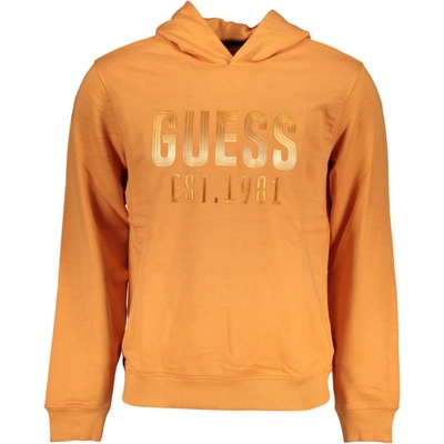 Guess JEANS Perfektná pánska mikina Oranžová