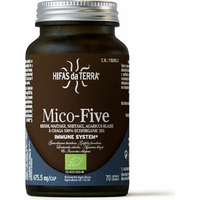 Hifas da Terra Mico-Five Immune System Bio 70 kapsúl