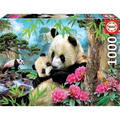 Educa Morning panda 1000 dielov + fix lepidlo 17995