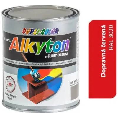 Alkyton 2v1 bez základu lesklá 5 l dopravná červená
