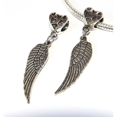 Fashion Jewerly Korálek Přívěsek Andělské křídlo Andělská láska Angels love 2986