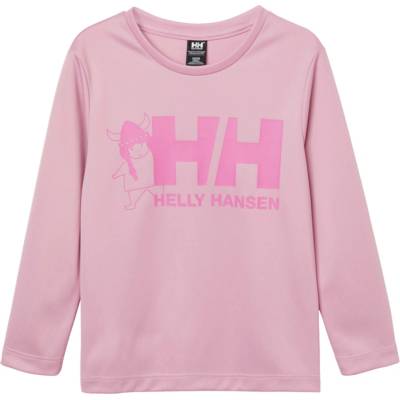 Helly Hansen K HH Tech Graphic Ls Top Pink lavender