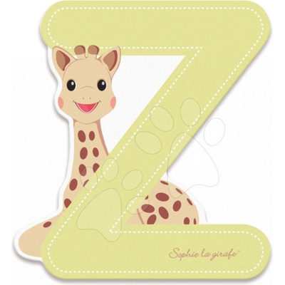 Janod drevené písmeno Z Sophie The Giraffe béžové