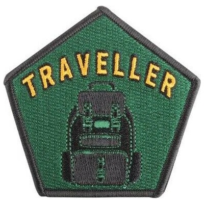 Nášivka textilní 101 Inc Traveller - zelená