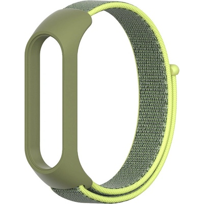 Xiaomi Nylon - Mi Band 5/6 náhradní náramek na suchý zip Jablečně zelená 2 MBSCZ-5N007