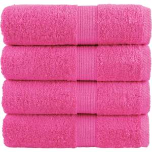 vidaXL Премиум кърпи за пране SOLUND 4 бр. Розови 30x30 см 600 г/м2 (137516)