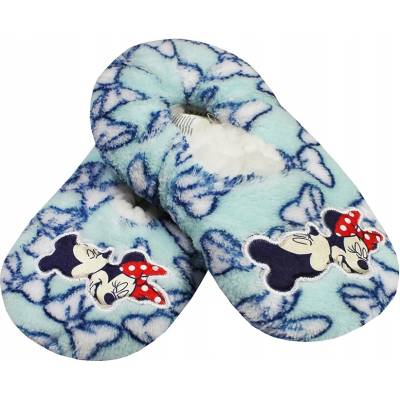Disney Minnie Detské zimné papuče modré