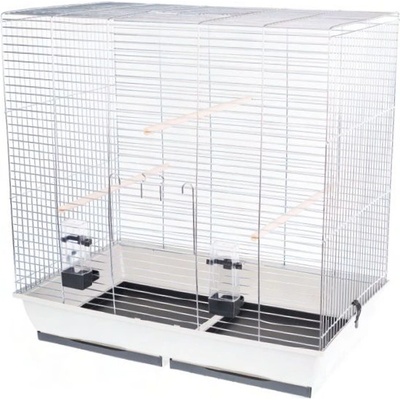 INTER-ZOO Pet Products Клетка за птици GONZO хром - 78 x 47, 5 x 79 cm СВЕТЛОСИВА