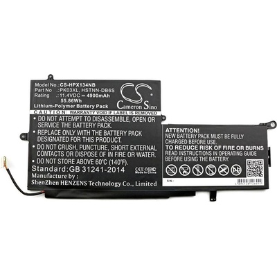 Cameron Sino Батерия за лаптоп HP HSTNN-DB6S PK03XL for Spectre Pro X360 (CS-HPX134NB)