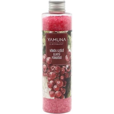 YAMUNA Červené hrozno soľ do kúpeľa 265 g