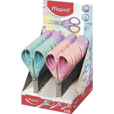 Maped Училищни ножици MAPED Essentials Soft 13 см, пастелни смесени цветове 464413 (464413)