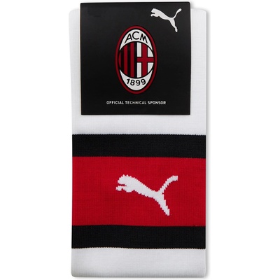 PUMA AC Milan Stripe Sock - Pm Wht/Tg Rd