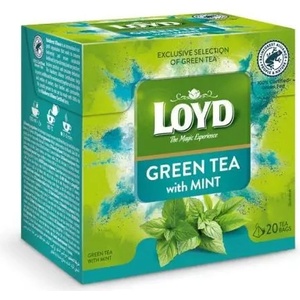 LOYD Пирамидален зелен чай Loyd с мента 30 г