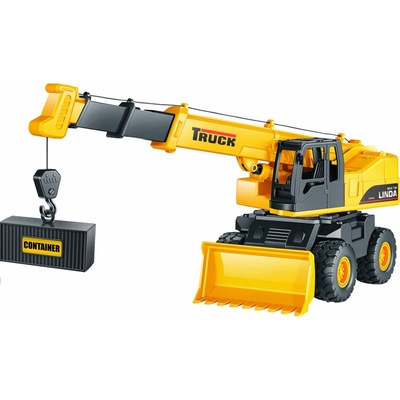 Wiky Vehicles Jeřáb s efekty na setrvačník set kontejner 31 cm