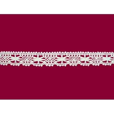 Bavlněná paličkovaná krajka 2067/27mm smetanová/5m