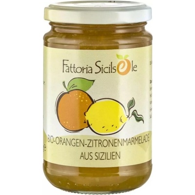 Fattoria Sicilsole Pomerančovo-citronová marmeláda 370 g BIO VEGAN