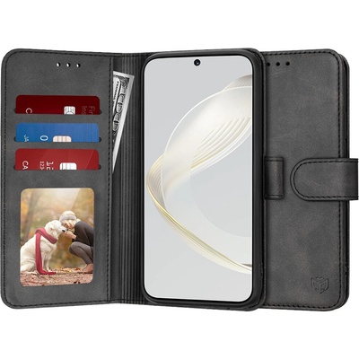 Techsuit Diary Book puzdro pre Huawei nova 11 / nova 12s – čierne