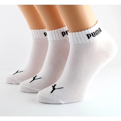 Puma Členkové ponožky 3 kusy v balení 4001 Biela