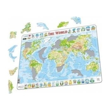 TACTIC Ukladanka Maxi Physical World Map