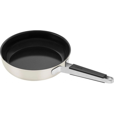 Zwilling Nerezová pánev PURE 24cm s keramickým povrchem slonovinově bílá