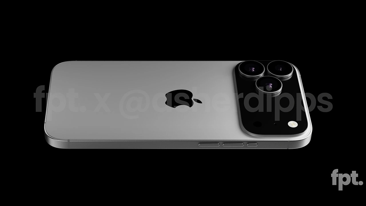 Možná podoba zadní strany iPhone 17 Pro