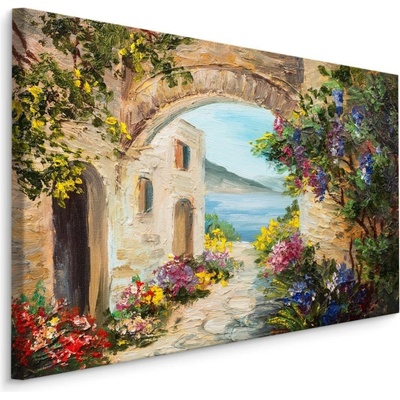 MyBestHome BOX Plátno Dům U Moře Varianta: 90x60