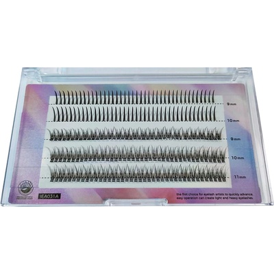 Hodvábne trsy rias BLING, 9–11 mm