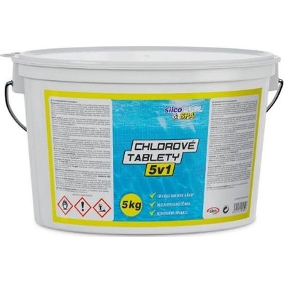 SILCO Chlórové tablety 5v1, 5 kg