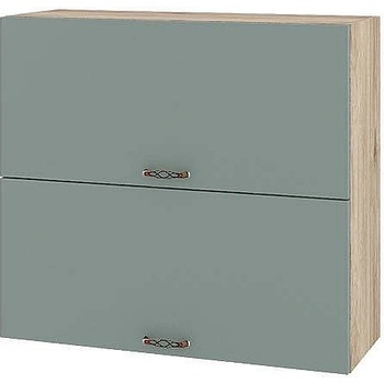 ИРИМ Горен кухненски шкаф Сити АРФ-Олив мат-11-12 80 см