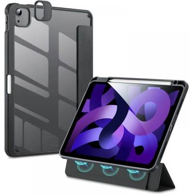 ESR Rebound Hybrid Case Pro - полиуретанов калъф с отделящ се кейс за Apple iPad Air 5 (2022), iPad Air 4 (2020), iPad Pro 11 (2021), iPad Pro 11 (2020), iPad Pro 11 (2018) (черен-прозрачен)