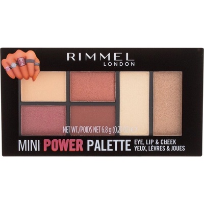 Rimmel London Mini Power Palette dekorativní kazeta 003 Queen 6,8 g – Sleviste.cz
