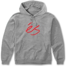 ES mikina Script Fleece Grey Red