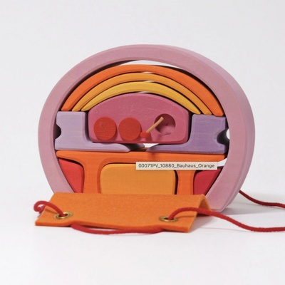 Grimm's Přenosný domek růžový – Zboží Mobilmania