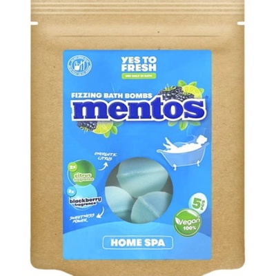 Mentos Šumivé bomby do kúpeľa 5 x 50 g