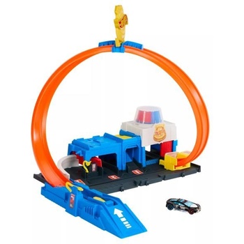 Mattel Hot Wheels City: Полицейски участък (JBM71)