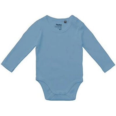 Neutral Dojčenské body s dlhým rukávom NE Dusty Indigo