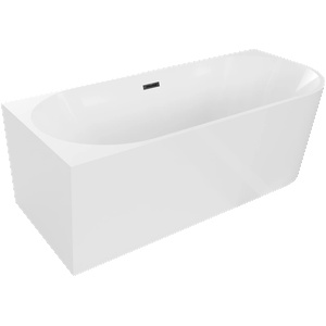 Mexen Mia 170x80 cm left white/black (52691708000L-70)