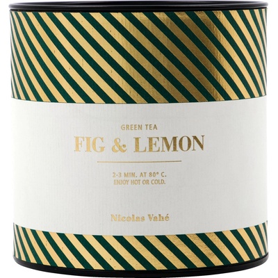 Nicolas Vahé Zelený čaj Fig and Lemon černá barva 100 g