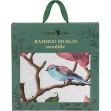Tommy Lise Bambusová mušelínová přikrývka Magnolia Lovebirds