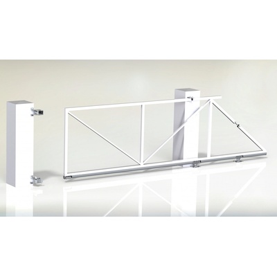 Bartek vrata Brána vjezdová samonosná 4500x1000 pozinkovaná pro průjezd 4,5m Provedení: Levá