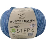 Austermann Step 6 Color 97826-734 Kuchenknäuel Petrol Blue Плетива прежда (97826-734)
