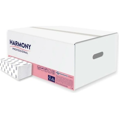 Harmony Professional ZZ dvojvrstvové 100 % celulóza biele 20 x 150 ks