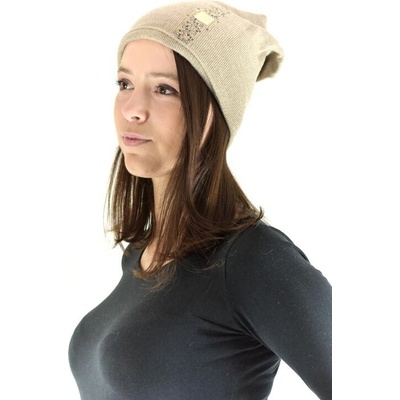 Tmavá béžová čiapka FILIPA