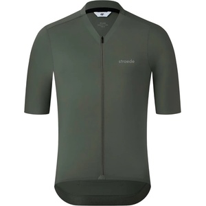 straede Фланелка с къс ръкав за колоездене straede Aerlig Jersey Cycling jersey - Forest (056-4256-0412)