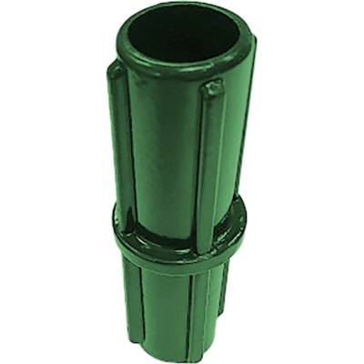 Nástavec kulatého plotového sloupku O48 mm, hliníkový, zelený