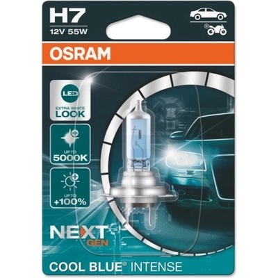 Osram Cool Blue Intense H7 PX26d 12V 55W 64210CBN – Zboží Mobilmania